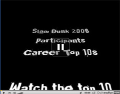 2008 NBA オールスター　スラムダンクコンテスト出場選手のキャリアTOP 10ダンク