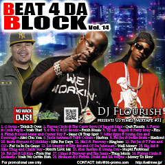 DJ FLOURISH 最新MIX CD “UStimes Mixtape #51 -Beat 4 Da Block Vol.14-”
